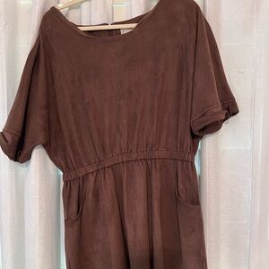 Altar'd State Chocolate Brown Dress